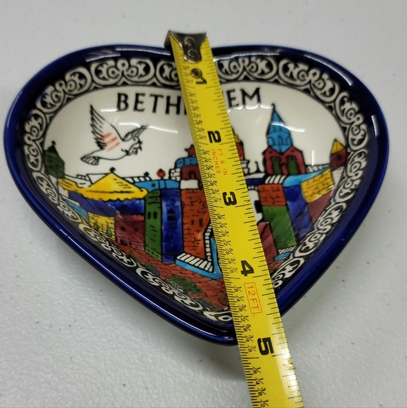 Armenian Ceramic Bowl Nazareth Décor Mosaic Colourful - Picture 3 of 4